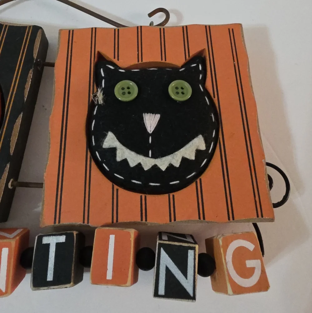 Halloween themed wall